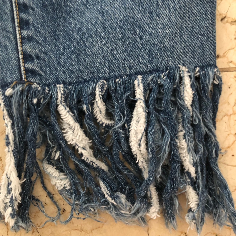 Anthropologie PILCRO and the Letterpress fringe hem jeans - Picture 4 of 10